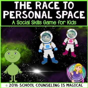 Preview of The Race to Personal Space (A Social Skills Board Game)