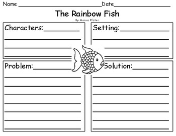 rainbow fish word search