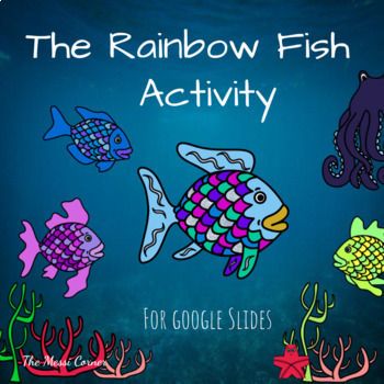 Preview of The Rainbow Fish Activity - Distance Learning - Google Slides