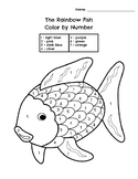 Color By Number Rainbow Fish Worksheets & Teaching Resources | TpT