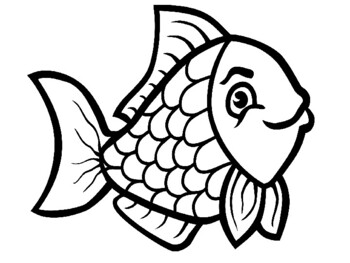 The Rainbow Fish Coloring Picture by Steven's Social Studies | TPT