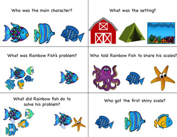 The Rainbow Fish Speech and Language Companion by Ellen Levine | TPT