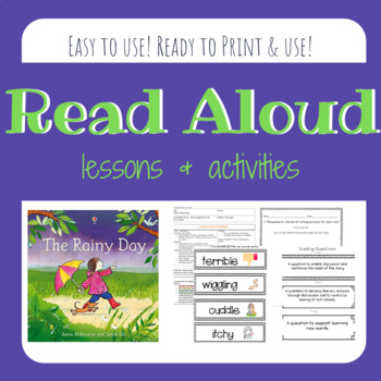 Preview of The Rainy Day Lesson & Activities