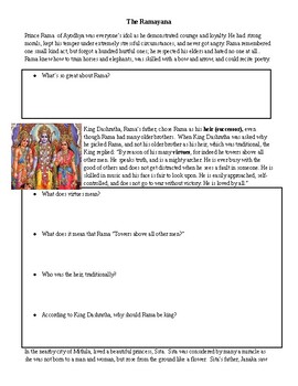 Preview of The Ramayana Analysis Document