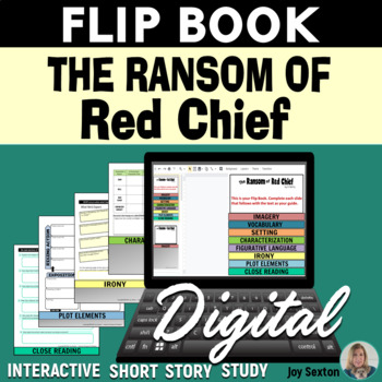 Preview of The Ransom of Red Chief FLIP BOOK - Short Story Study - DIGITAL Resource