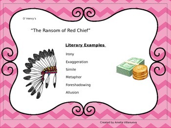 Preview of "The Ransom of Red Chief" Literary Terms Examples