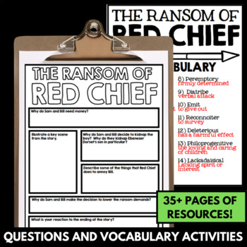 the ransom of red chief test pdf