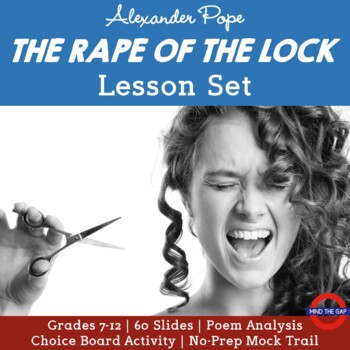 Preview of The Rape of the Lock Lesson Set