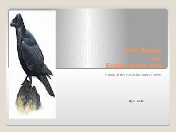 Preview of The Raven By Edgar Allen Poe