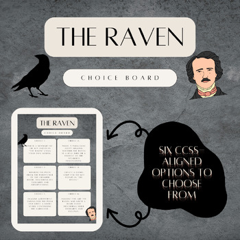 Preview of The Raven Choice Board Activites
