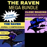 The Raven Close Reading Annotation and Journal BUNDLE