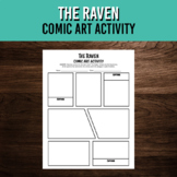 The Raven Comic Art and Writing Activity | Edgar Allan Poe