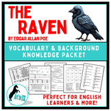 The Raven - Edgar Allan Poe - ESL - Vocabulary Background 