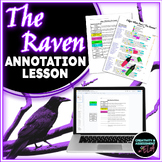 The Raven Lesson | Annotation Poetry Activity for Comprehe