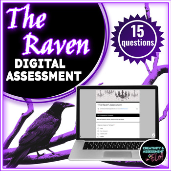 Preview of The Raven Mini-Test/Quiz Self-Grading Digital Assessment with Google Forms™