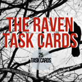 The Raven Task Cards- Edgar Allan Poe Halloween Fall Poetr