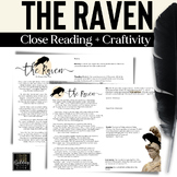 The Raven by Edgar Allan Poe Activity: Close Reading + Fun