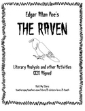 The Raven by Edgar Allan Poe - Poem Analysis Activity Stan