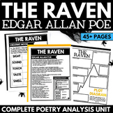 The Raven by Edgar Allan Poe Poetry Analysis Unit - The Ra