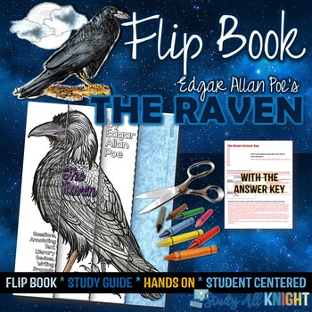Preview of The Raven, by Edgar Allan Poe Poetry and Reading Guide, Halloween Reading