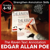 The Raven by Edgar Allan Poe Text Annotation