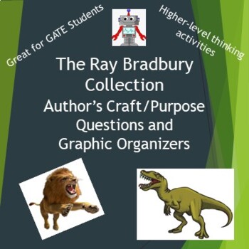 Preview of The Ray Bradbury Collection Author's Craft/Purpose Questions and Organizers
