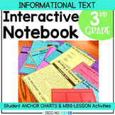 Interactive Reading Notebook 3rd Grade Informational Text