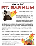 The Real Life of P.T. Barnum, The Greatest Showman Reading