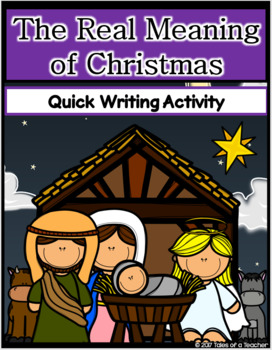 Preview of The Real Meaning of Christmas Writing Activity