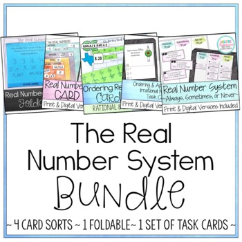 Preview of The Real Number System - Activity Bundle