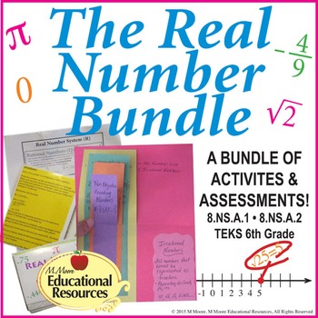 Preview of Real Number System - Complete BUNDLE - Activities, Printables, Quiz, & More!