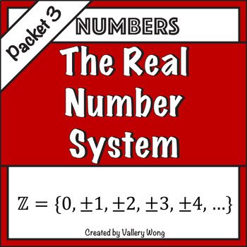 Preview of The Real Number System Task Cards (Packet 3)