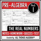 The Real Numbers (Pre-Algebra Curriculum - Unit 1) | All Things Algebra®