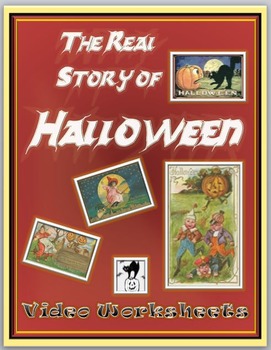 Preview of The Real Story of Halloween - Video Worksheets - Video Quizzes