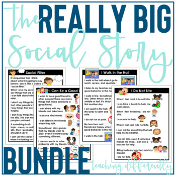 Preview of The Really BIG Social Story Growing Bundle