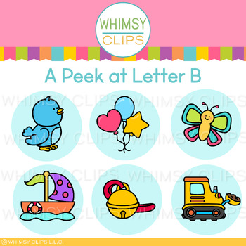 The Really Big Letter B Clip Art Set by Whimsy Clips | TPT