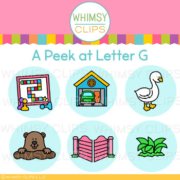 The Really Big Letter G Clip Art Set by Whimsy Clips | TPT