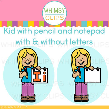 The Really Big Letter I Clip Art Set by Whimsy Clips