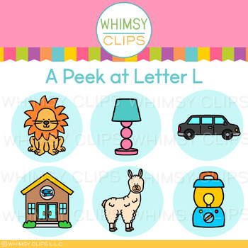 The Really Big Letter L Clip Art Set by Whimsy Clips | TPT