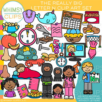 The Really Big Letter I Clip Art Set by Whimsy Clips