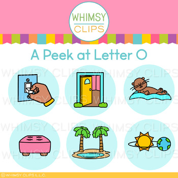 The Really Big Letter O Clip Art Set by Whimsy Clips | TPT