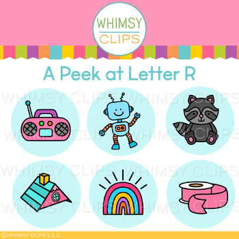 The Really Big Letter R Clip Art Set by Whimsy Clips | TPT