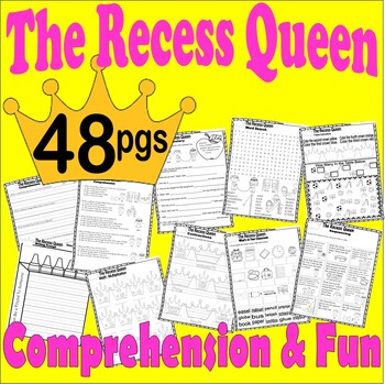 Preview of The Recess Queen Back to School Read Aloud Book Companion Reading Comprehension