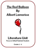 The Red Balloon By Albert Lamorisse -  Literature Unit