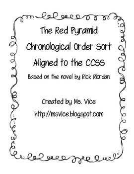Preview of The Red Pyramid Chronological Order Sort