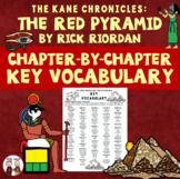 The Red Pyramid Spelling Vocabulary Word Study List