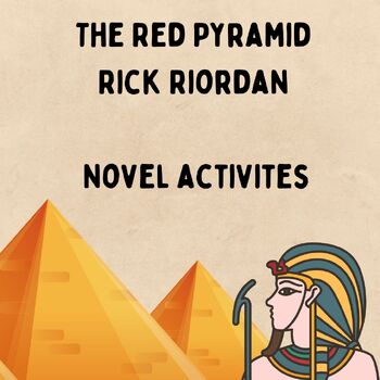 Preview of The Red Pyramid by Rick Riordan Novel Activities and Test