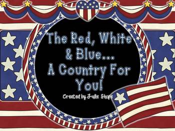 Preview of The Red, White and Blue...A Country For You! Activities about Voting