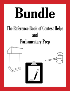 Preview of The Reference Book of Contest Helps and Parliamentary Prep