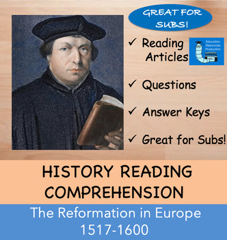 Preview of The Reformation in Europe 1517-1600